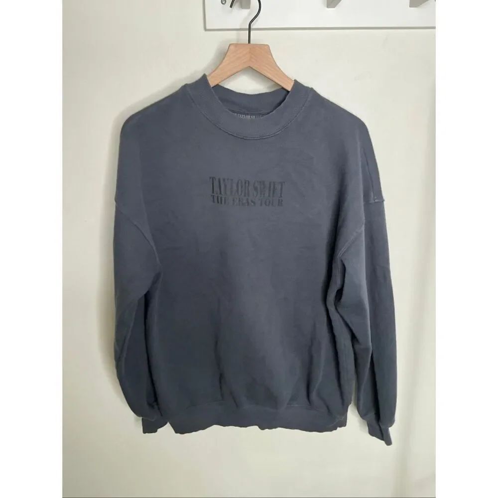 Taylor Swift The Eras Tour Official Merch Sweatshirt | Gray in Small